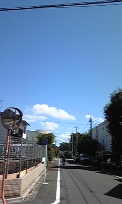 今日の空